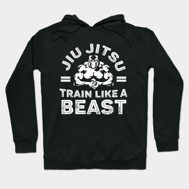 Jiu Jitsu Hoodie by AllWellia